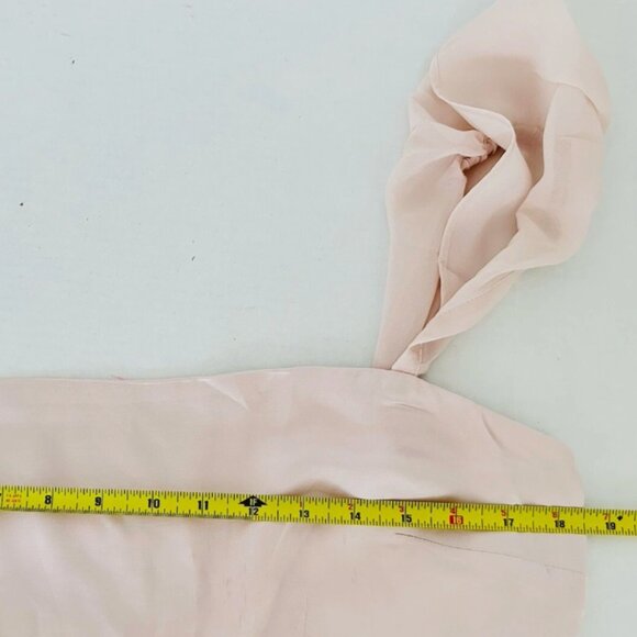 Brand New By Anthropologie Flutter-Sleeve Satin Sheath Dress - Picture 14 of 15